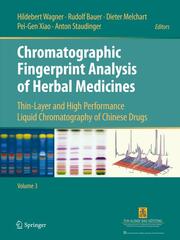 Chromatographic Fingerprint Analysis of Herbal Medicines Volume III - Cover