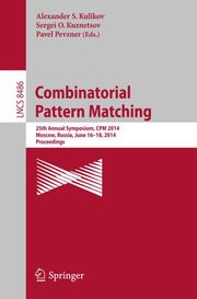 Combinatorial Pattern Matching - Cover