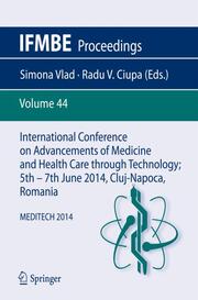 International Conference on Advancements of Medicine and Health Care through Technology; 5th - 7th June 2014, Cluj-Napoca, Romania - Cover