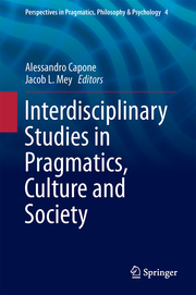 Interdisciplinary Studies in Pragmatics, Culture and Society