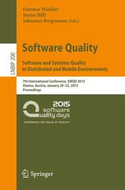 Software Quality.Software and Systems Quality in Distributed and Mobile Environments