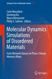Molecular Dynamics Simulations of Disordered Materials - Cover