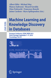 Machine Learning and Knowledge Discovery in Databases - Cover