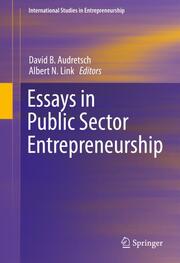 Essays in Public Sector Entrepreneurship - Cover