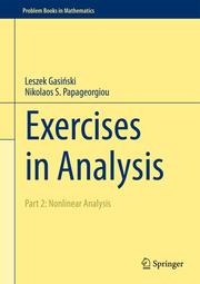 Exercises in Analysis 2