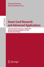 Smart Card Research and Advanced Applications - Cover