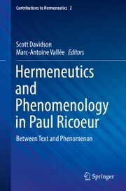 Hermeneutics and Phenomenology in Paul Ricoeur - Cover