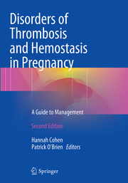 Disorders of Thrombosis and Hemostasis in Pregnancy - Cover