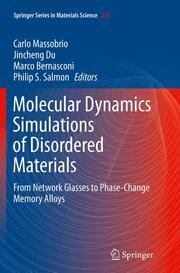 Molecular Dynamics Simulations of Disordered Materials - Cover