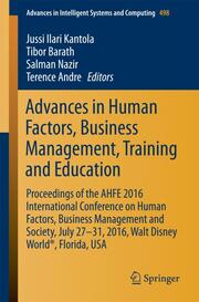 Advances in Human Factors, Business Management, Training and Education - Cover
