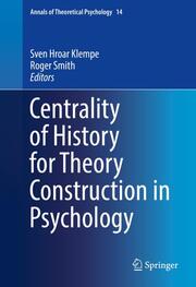 Centrality of History for Theory Construction in Psychology - Cover