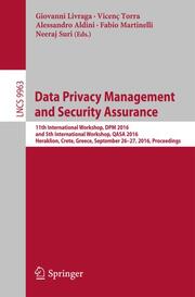 Data Privacy Management and Security Assurance - Cover