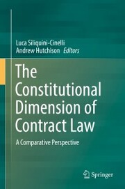 The Constitutional Dimension of Contract Law - Cover