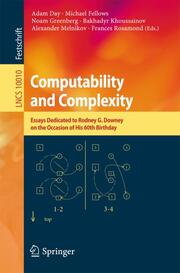 Computability and Complexity - Cover