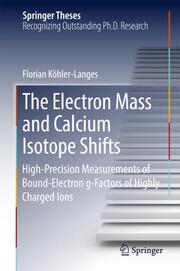 The Electron Mass and Calcium Isotope Shifts - Cover
