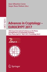 Advances in Cryptology - EUROCRYPT 2017 - Cover