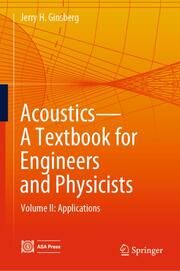 Acoustics-A Textbook for Engineers and Physicists - Cover