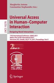Universal Access in Human-Computer Interaction. Designing Novel Interactions