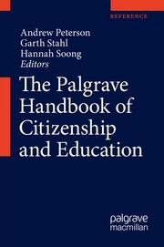 The Palgrave Handbook of Citizenship and Education - Cover