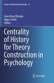 Centrality of History for Theory Construction in Psychology - Cover