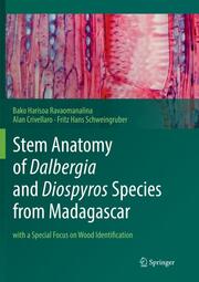 Stem Anatomy of Dalbergia and Diospyros Species from Madagascar - Cover