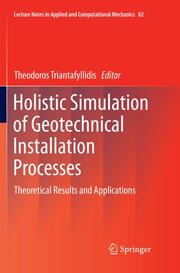 Holistic Simulation of Geotechnical Installation Processes - Cover