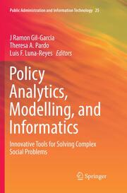 Policy Analytics, Modelling, and Informatics - Cover