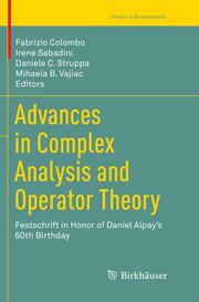 Advances in Complex Analysis and Operator Theory - Cover