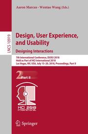 Design, User Experience, and Usability: Designing Interactions - Cover