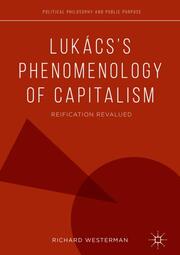 Lukácss Phenomenology of Capitalism - Cover