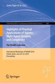 Highlights of Practical Applications of Agents, Multi-Agent Systems, and Complexity: The PAAMS Collection - Cover