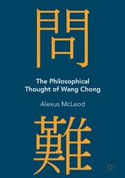 The Philosophical Thought of Wang Chong - Cover