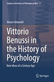 Vittorio Benussi in the History of Psychology - Cover