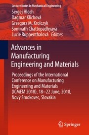Advances in Manufacturing Engineering and Materials - Cover