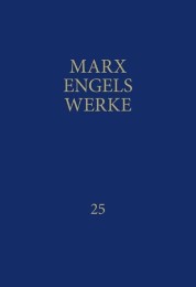 Marx-Engels-Werke 25: Das Kapital - Kritik der politischen Ökonomie - Cover