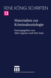 Materialien zur Kriminalsoziologie - Cover