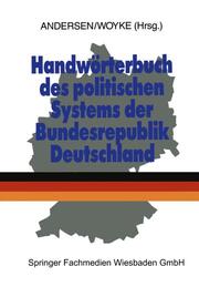 Handwörterbuch des politischen Systems der Bundesrepublik Deutschland - Cover