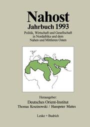 Nahost Jahrbuch 1993 - Cover