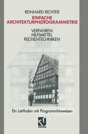 Einfache Architekturphotogrammetrie - Cover