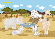 Mein bunter Puzzle-Sticker-Spaß - Tiere - Illustrationen 3
