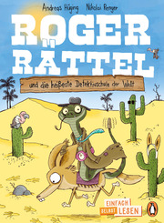 Penguin JUNIOR - Einfach selbst lesen: Roger Rättel und die heißeste Detektivschule der Welt - Cover