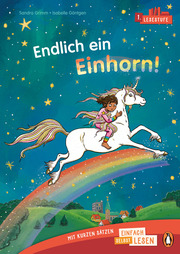 Penguin JUNIOR - Einfach selbst lesen: Endlich ein Einhorn! (Lesestufe 1) - Cover