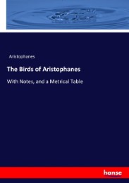 The Birds of Aristophanes - Cover