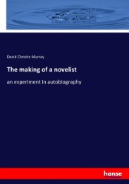 The making of a novelist - Cover