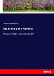 The Making of a Novelist - Cover