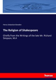 The Religion of Shakespeare - Cover