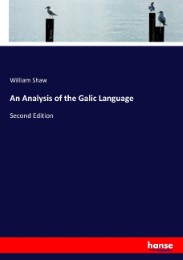An Analysis of the Galic Language - Cover