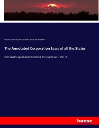 The Annotated Corporation Laws of all the States - Cover