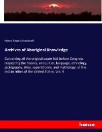 Archives of Aboriginal Knowledge - Cover