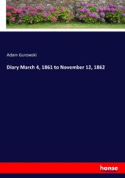 Diary March 4,1861 to November 12,1862 - Cover